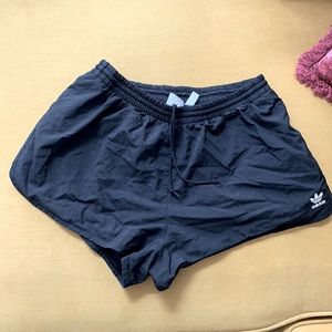 3/$15 Adidas Old School Style Nylon Shorts - large